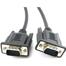 UniQue SVGA Monitor Cable- HD15 Pin Male to HD15 Pin Male VGA Cable 5 Metre Length Black Poly Bag