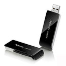 Apacer AH350 (AP64GAH350B-1) 64GB USB 3.0 Flash Drive - Black USB Interface Super Speed USB3.0; backwards compatible with USB2.0 AH350 features easy plug-and-play capability Hidden Side Push Key Compact and Streamlined Design Compact and Streamlined De...