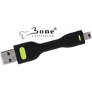 Bone Collection Link II Mini USB Type 'B' (5-pin) USB plug-Compatible with all USB devices such external hard drives digital cameras-Black 1 year Limited Warranty