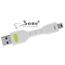 Bone Collection Link II Mini USB Type 'B' (5-pin) USB plug-Compatible with all USB devices such external hard drives digital cameras-White 1 year Limited Warranty