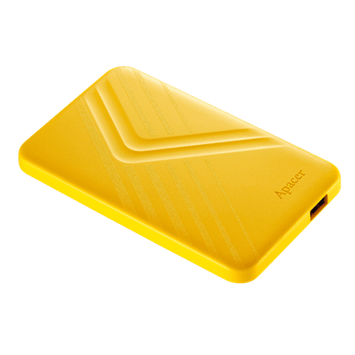 Apacer Ac236 1tb Usb 3.1 External Hard Drive - Yellow, Retail Box, Limited 2 Year Warranty