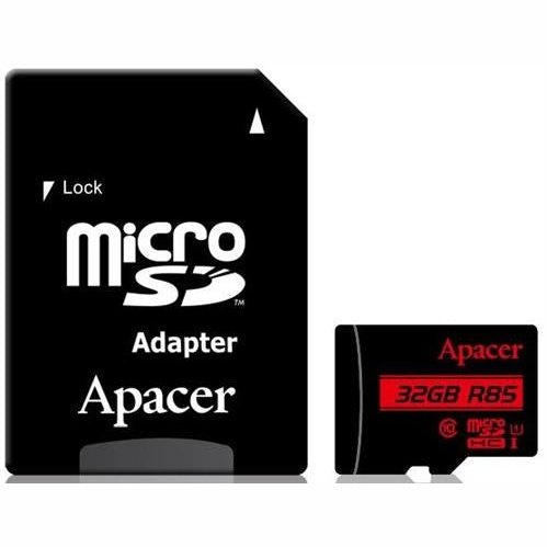 Apacer 32Gb Class 10 Microsd With Adapter, Retail Box , Limited Lifetime Warranty