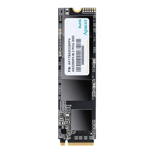 Apacer As2280P4 512Gb M.2 Pcie Gen3 Nvme Ssd (Solid State Drive) Compliant With Nvme 1.2 Standard Ultra Thin M.2 Form Factor -Sequential Read Write Speed Up To 1800Mb'S  1100Mb'S Limited 2 Year Warranty