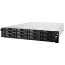 Asustor Lockerstor 12RD AS6512RD - 12 Bay NAS Quad-Core 2.1GHz CPU 2.5GbE Port 8GB RAM DDR4 2U Rackmount Server with redundant Power Supply 1 year warranty