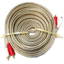 Geeko 5m Braided Dual Cinch RCA Audio Cable