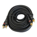 Geeko 2 X RCA Male to Male Audio Cable With Ground