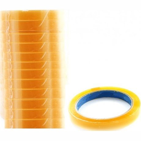 Brainware Office and Student Clear Tape 12mm x 30m large Core Shrink Wrap ( Pack of 24 ) Shrink Wrap