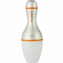 Casey Bowling Bottle Shaped Multifunctional Portable 150ml USB Humidifier Air Purifier Mist Maker with LED light For Home Office and Car-White and Orange