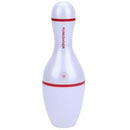 Casey Bowling Bottle Shaped Multifunctional Portable 150ml USB Humidifier Air Purifier Mist Maker with LED light For Home Office and Car-White and Red