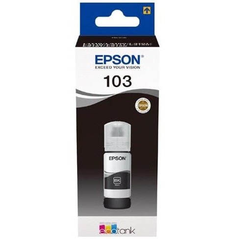 Epson T00S64A Black Ink Cartridges 65Ml Ecotank L3151, L3150, L3111, L3110, Retail Box , No Warranty
