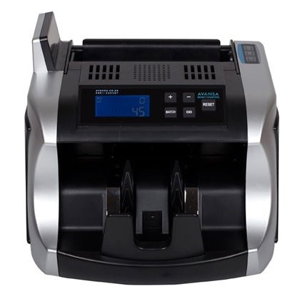 Postron Casey Robust Note Counting Machine - 3-Point Counterfeit Detection, 1000 Notes Min, 200 Notes Stacking Capacity, Dust Removal System