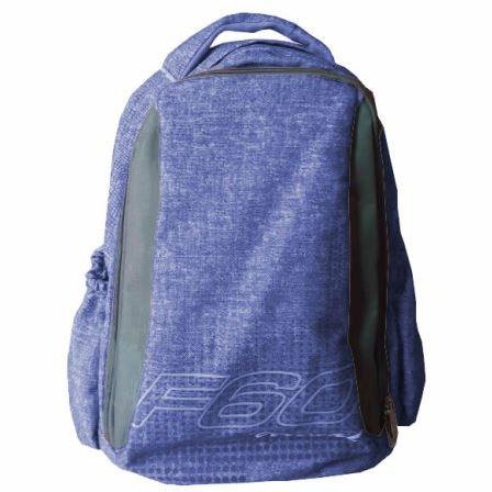 Macaroni Laureate Student Backpack - Lightweight Padded shoulder straps and BackDual Main zippered compartmentsPadded Top Grip HandleWaterproof Material-Two Tone Blue and Grey