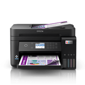 Epson L6270 Ecotank A4 Colour Multifunction All-In-One Colour Printer, Retail Box , 1 Year Limited Warranty