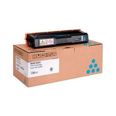 Ricoh Spc 240 Spc220E Cyan Toner, Retail Box , No Warranty