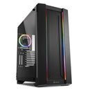 Sharkoon Elite Shark Ca200M Rgb E-Atx Case - Tempered Glass, 7X 2.5" Ssd, 4X 3.5" Hdd Bays, Usb 3.0 2.0 Ports, Audio Port, 120Mm Rgb Fan