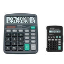 Sentry Twin Pack Home and Office Calculators - 12 Digit Desk Top Calculator and 8 Digit Pocket Calculator Multi-coloured keys Dual Power Auto Power Off Ergonomic Design Durable Keys Suitable For Daily Use Ideal For School Home Or Office Use Colour Black