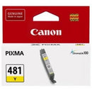 Canon CLI 481 Yellow Ink Cartridge - Compatible Printer Canon Pixma TS8140 Canon Pixma TS9140