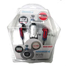 Geeko In Ear Wired Earphones With Volume Control- Hi Fi Sound Impedance: 32 ohm Sensitivity: 102dB Signal Wire 0.9m Connector: 3.5mm No Microphone For Use With MP3 MP4 CD Players Tablet PC’s And Laptops Colour Red and Blue OEM 1 Year Limited Warranty