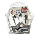 Geeko In Ear Wired Earphones With Volume Control- Hi Fi Sound Loud Speaker Driver 15mm Impedance: 32 ohm Sensitivity: 102dB Signal Wire 0.9m Connector: 3.5mm No Microphone For Use With MP3 MP4 CD Players Tablet PC’s And Laptops Colour Silver and Black ...