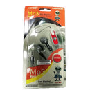 Geeko In Ear Wired Earphones With Volume Control- Hi Fi Sound Loud Speaker Driver 15mm Impedance: 32 ohm Sensitivity: 102dB Signal Wire 0.8m Connector: 3.5mm No Microphone For Use With MP3 MP4 CD Players Tablet PC’s And Laptops Colour Silver and Black ...