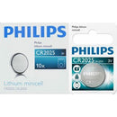 Philips Minicells Battery CR2025 Lithium Sold as Box of 10