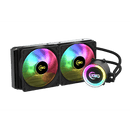 Kwg Crater M1 240 Dual Liquid Cooler Both Fans And Pump Can Sync With Motherboard Software Or Remote Controller Easily Access Various Lighting Effects Light Speeds Fan Speeds And Brightness With Remote Controller Addressable Leds Add Up To 6 Fans & 2 A...