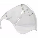 Casey Protective Transparent Anti Fog Isolation Face Shield with Spectacle Frame Mask Colour Clear