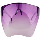 Casey Protective Faceshield Glasses Mask Purple - Splash Protection Isolation Faceshield Glass Type Mask