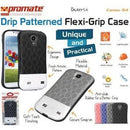 Promate Cameo.S4-Cameo-Drip Patterned Flexi-Grip Snap On Case for Samsung Galaxy S4-Grey 1 Year Warranty