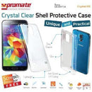 Promate Crystal-S5 Crystal Clear Shell Protective Case For Samsung Galaxy S5 Colour: Clear White 1 Year Warranty