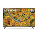 Lg Up75 Series 55 Inch Ultra High Definition (Uhd) 4K Webos Smart With Thinq Ai Tv - 3840 X 2160 Resolution, Refresh Rate 50Hz, Α5 Gen4 Ai Processor 4K, Digital Tv Reception (Terrestrial, Cable, Satellite) Dvb-T2 C S2, 2 X Hdmi Ports, 1 X Usb, 1 X Lan Por