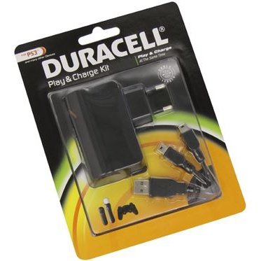 Duracell Ps3 Play & Charge Kit - Retail Box, 6-Month Warranty