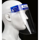 Casey Premium Splash Guard Faceshield With Narrow Foam Band Blue -Splash-Proof To Protect Against Saliva Droplets And Chemical Splashes Extensive Side Shield Coverage Clear Polycarbonate Mono Lens Ergonomic Lightweight Design May Be Worn With Prescript...