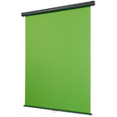 Esquire Manual Pull Down Ceiling Or Wall Mounted Chroma Key Green Screen 200 X 190Cm- Affordable And Professional Studio Backdrop For The Production Of Professional Broadcasts And Video Content Material, Homogeneous Green On Polyester Fabric For Optimal C