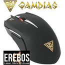 Gamdias Erebos GMS7510 MOBA gaming mouse with 8200 DPI 7 programmable buttons weight system ambidextrous panels. For PC. 1-year warranty.