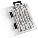 Goldtool Smart Phone Repair Kit Aluminium Precision Screwdrivers – Ideal For Working On Cell Phones Electronics and Other Smart Devices Drivers with Metal-Grip Handles and Hardened Tips () 1.2x50mm 2.0x50mm () PH00x50mm PH000x50mm ( * ) P0.8 P1.2 3 Mon...