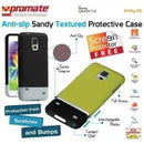 Promate Gritty S5 Anti-slip sandy textured protective case for Samsung Galaxy S5 Colour:Black 1 Year Warranty