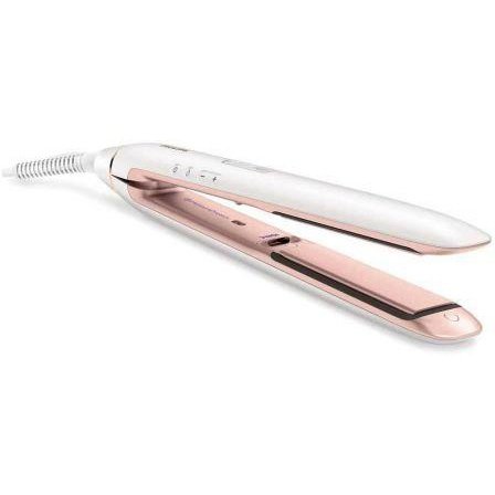 Philips Ionic Moisture Protect Hair Straightener Rose Gold - Perfect Moisture Protection And Heat Control With Innovative Sensor, Ion Conditioning For Shiny, Frizz-Free Hair, Instant Heat-Up Time Of 15 Secs With 3 Digital Temperature Settings , Floatin...