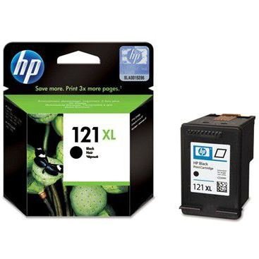 HP 121xl Black Inkjet Cartridge - for use with HP Deskjet D1663 HP Deskjet D2563 HP Deskjet D2663 HP Deskjet D5563 HP Deskjet F2423 HP Deskjet F2483 HP Deskjet F2493 HP Deskjet F4213 HP Deskjet F4275 HP Deskjet F4283 HP Deskjet F4583 HP Envy 110 HP Pho...