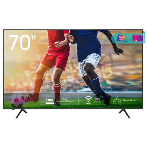 Hisense 70 Inch True 4k Uhd Led Matrix Frameless Vidaa Os Based Smart Tv
