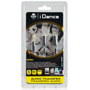 Idance Connect-C2 3.5Mm 1-2 Splitter - Black, Retail Box , 1 Year Limited Warranty