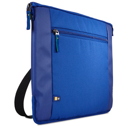 Case Logic Intrata Slim 15.6 inch Messenger Top Loading Laptop Bag- Main compartment fits a 15.6 inch laptop Protective foam tubing wraps around bottom and corners to safeguard hardware Easy-access top-loading design Front pocket stores cord and access...