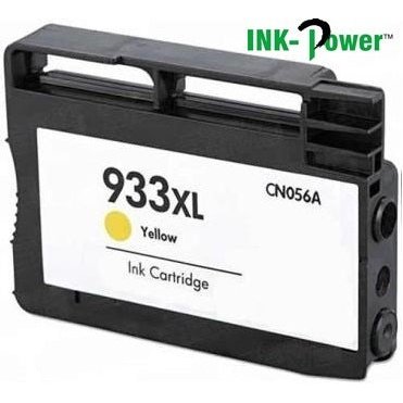 InkPower Generic Replacement for 933XL Yellow Ink Cartridge CN056AA -for use with HP OfficeJet 6100 e-Printer HP OfficeJet 6600 e-All-in-One HP OfficeJet 6700 Premium HP OfficeJet 7110 wide format Printer