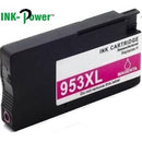 Inkpower Generic Replacement Cartridge F6U17AE for HP Officejet Ink Cartridge 953XL High Yield Magenta-Page Yield 1600 Pages with 5% Coverage for use with HP OfficeJet Pro 7720 Wide Format All-in-One Printer (Y0S18A) HP OfficeJet Pro 7730 Wide Format A...