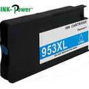Inkpower Generic Replacement Cartridge F6U16AE for HP Officejet Ink Cartridge 953XL High Yield Cyan-Page Yield 1600 Pages with 5% Coverage for use with HP OfficeJet Pro 7720 Wide Format All-in-One Printer (Y0S18A) HP OfficeJet Pro 7730 Wide Format All-...