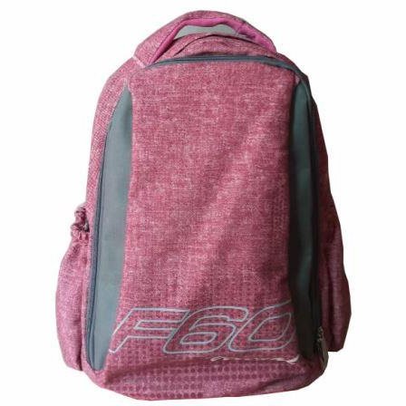 Macaroni Laureate Student Backpack - Lightweight Padded shoulder straps and BackDual Main zippered compartmentsPadded Top Grip HandleWaterproof Material-Two Tone Pink and Grey 1 year Limited Warranty