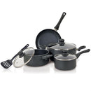 Bennett Read 8 Piece Starter Cookware Set, Includes A 16Cm Sauce Pan, 20Cm Casserole Pot, 24Cm Casserole Pot, 24Cm Frying Pan, 3 Precision-Fit Tempered Glass Lids And A Bonus Nylon Spatula, Retail Box, 1 Year Warranty