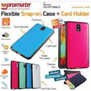 Promate Karizmo-N3.White Elegant Multi-Color Flexi-Grip Case For Galaxy Note 3 White 1 Year Warranty