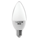 Luceco E14 Candle 3W - Lc14W3W20 2-Le - Warm White - 2 Pack Led - 200 Lumens - 25000Hrs Aluminium Die-Casting Thermoplastic Construction With Chip-On-Board Technology E14 Fitting To Connect To Many Lamps Or Chandeliers 90% Energy Saving Versus Cfl’S Me...