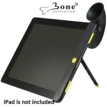 Bone Collection Horn Stand For Ipad 2 - Black, Sound Amplifier, Stable Stand, No Batteries Needed, Up To 15Db Audio Amplification